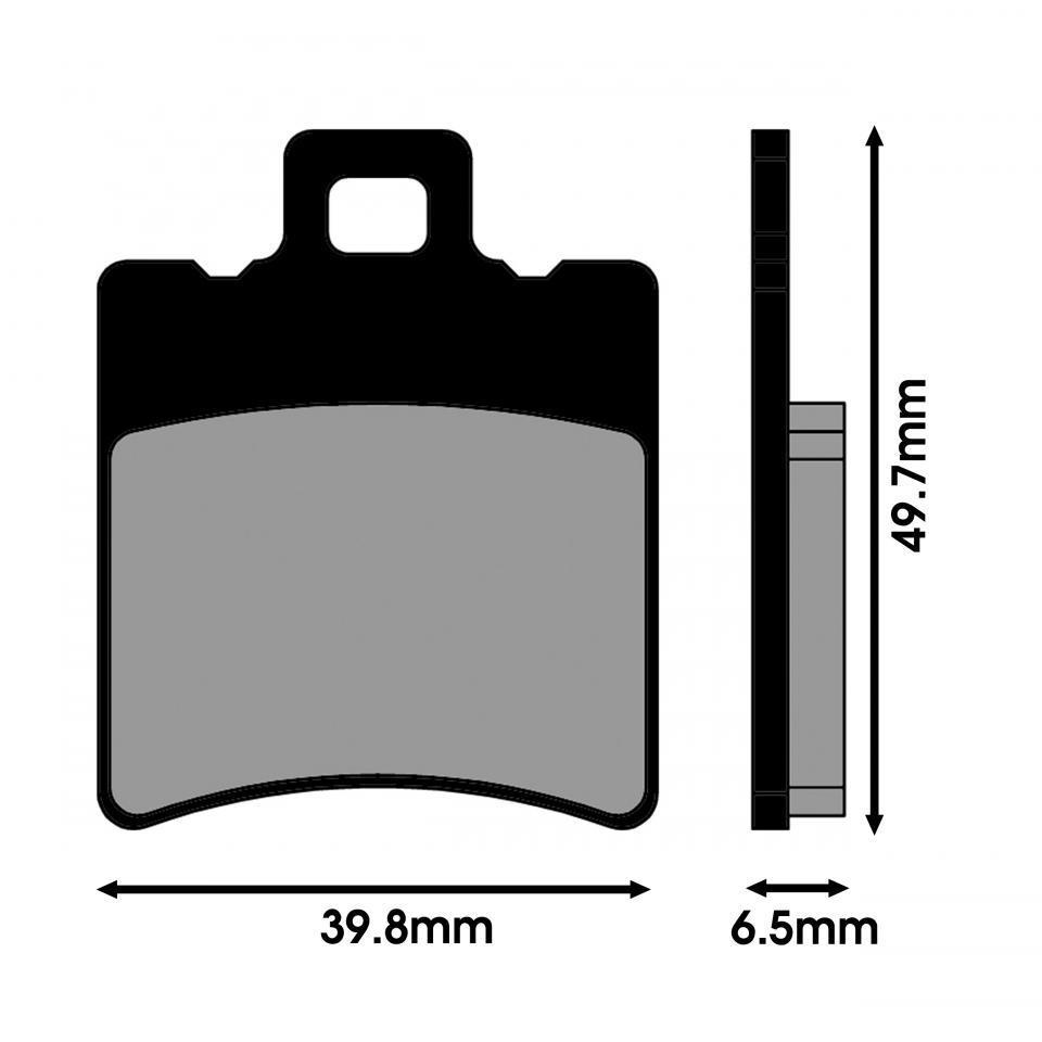 Plaquette de frein Polini pour Scooter Malaguti 200 Ciak Après 2001 Neuf