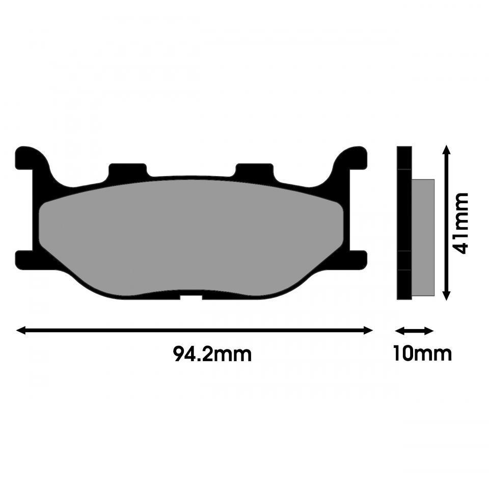 Plaquette de frein Polini  ORIGINAL pour scooter MBK 250 Skyliner 174.0019