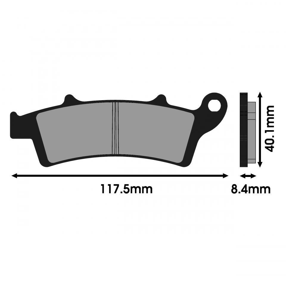 Plaquette de frein Polini pour Scooter Kymco 125 X-Town Après 2016 Neuf