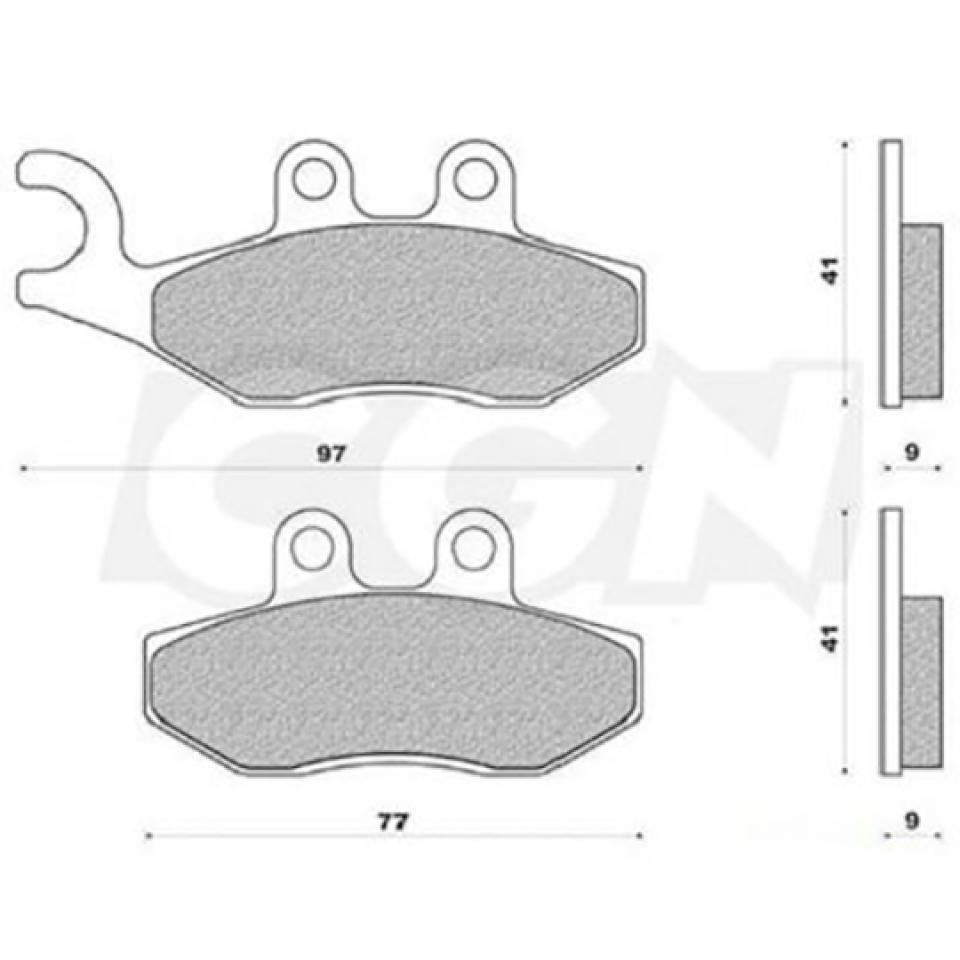 Plaquette de frein Polini pour Scooter Piaggio 50 NRG MC3 Neuf