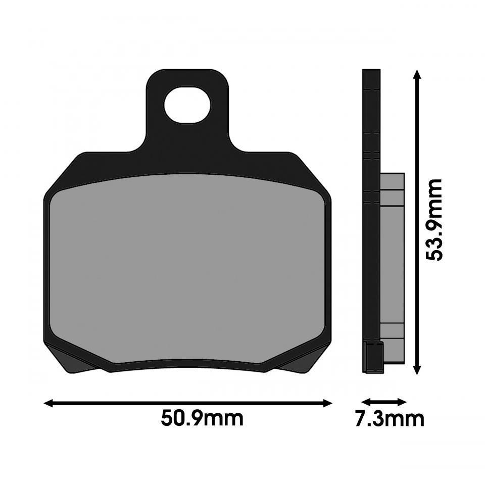 Plaquette de frein Polini pour Moto Benelli 899 Tre-K Après 2007 Neuf