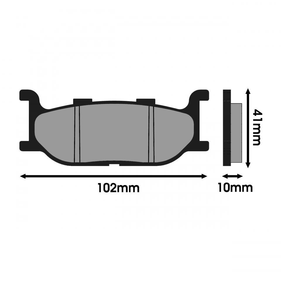 Plaquette de frein Polini pour scooter MBK 400 Skyliner 2004 à 2020 174.0057 / ORIGINAL Neuf