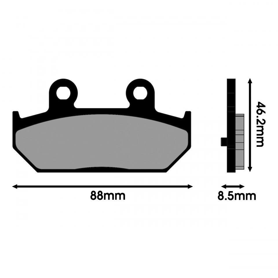 Plaquette de frein Polini pour Scooter Suzuki 650 Burgman 2003 à 2009 Neuf