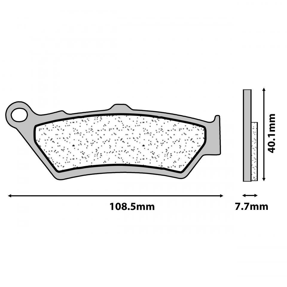 Plaquette de frein CL BRAKES pour Moto Ducati 1200 Diavel 2011 à 2020 Neuf