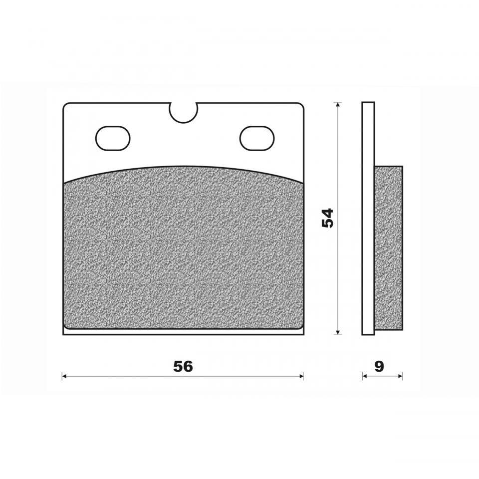 Plaquette de frein CL BRAKES pour Moto Moto Guzzi 850 California 1975 à 1980 Neuf