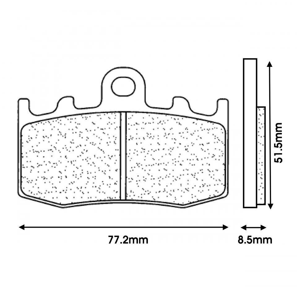 Plaquette de frein CL BRAKES pour Moto BMW 1200 K Gt 2002 à 2020 Neuf