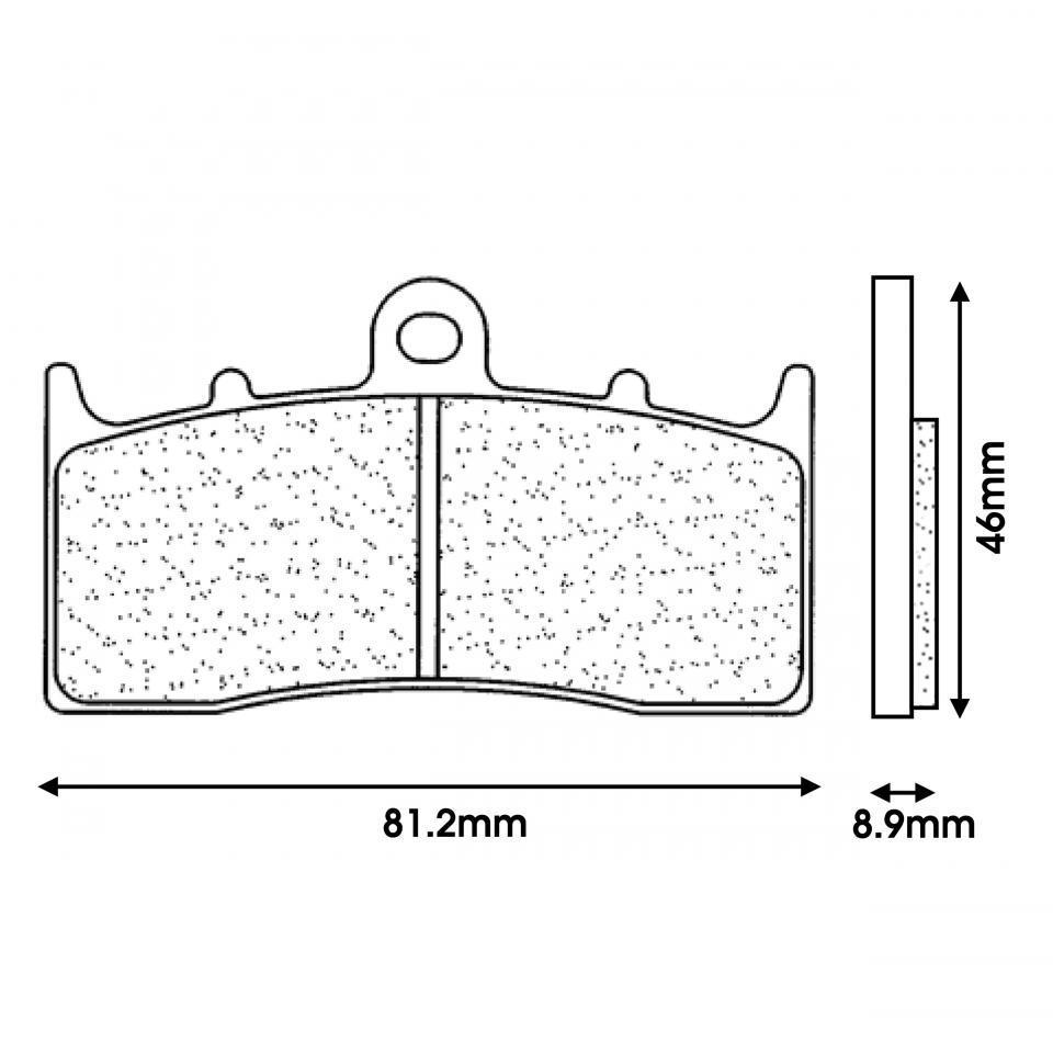 Plaquette de frein CL BRAKES pour Moto BMW 1200 K R 2005 à 2011 Neuf