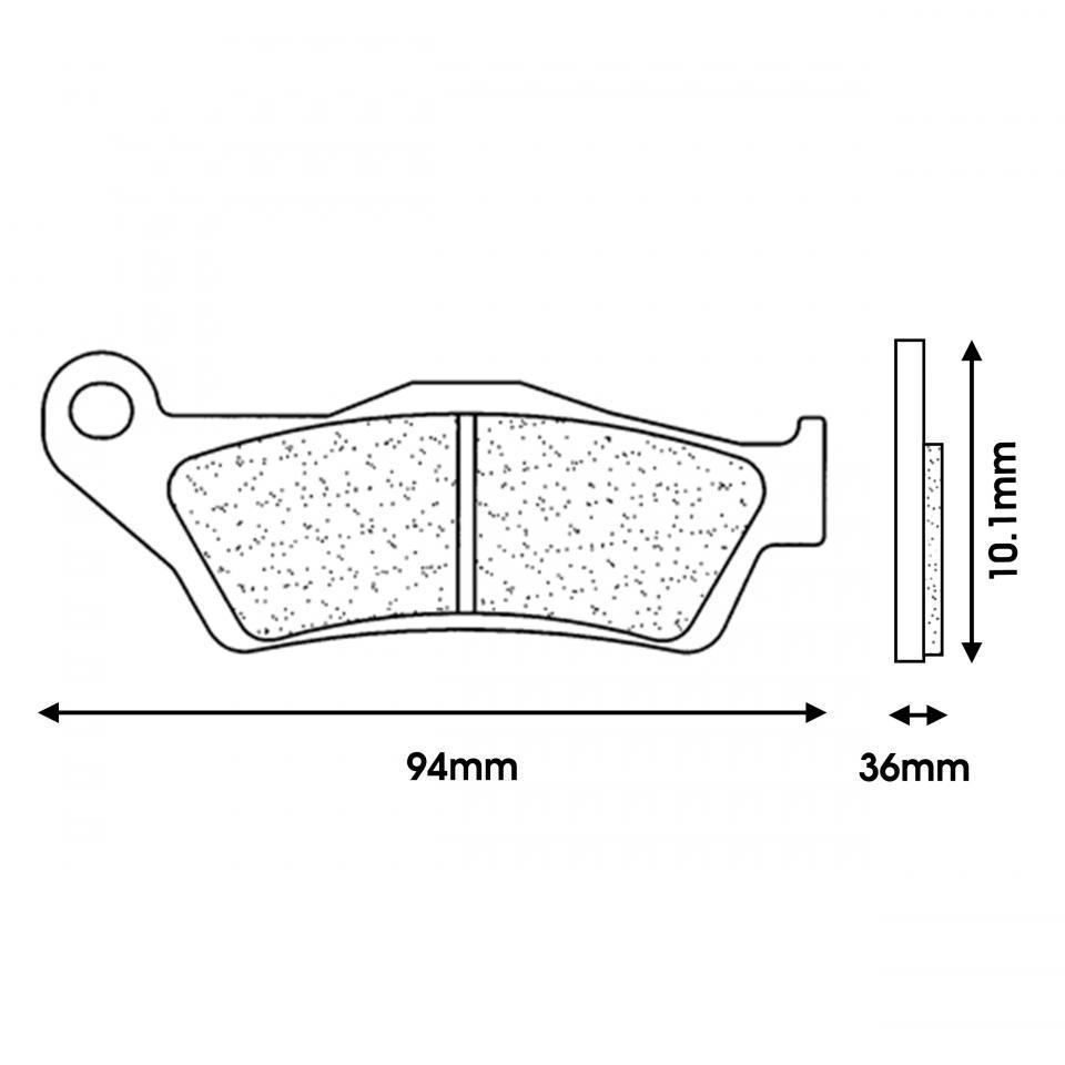Plaquette de frein CL BRAKES pour Moto BMW 800 F St 2006 à 2020 Neuf
