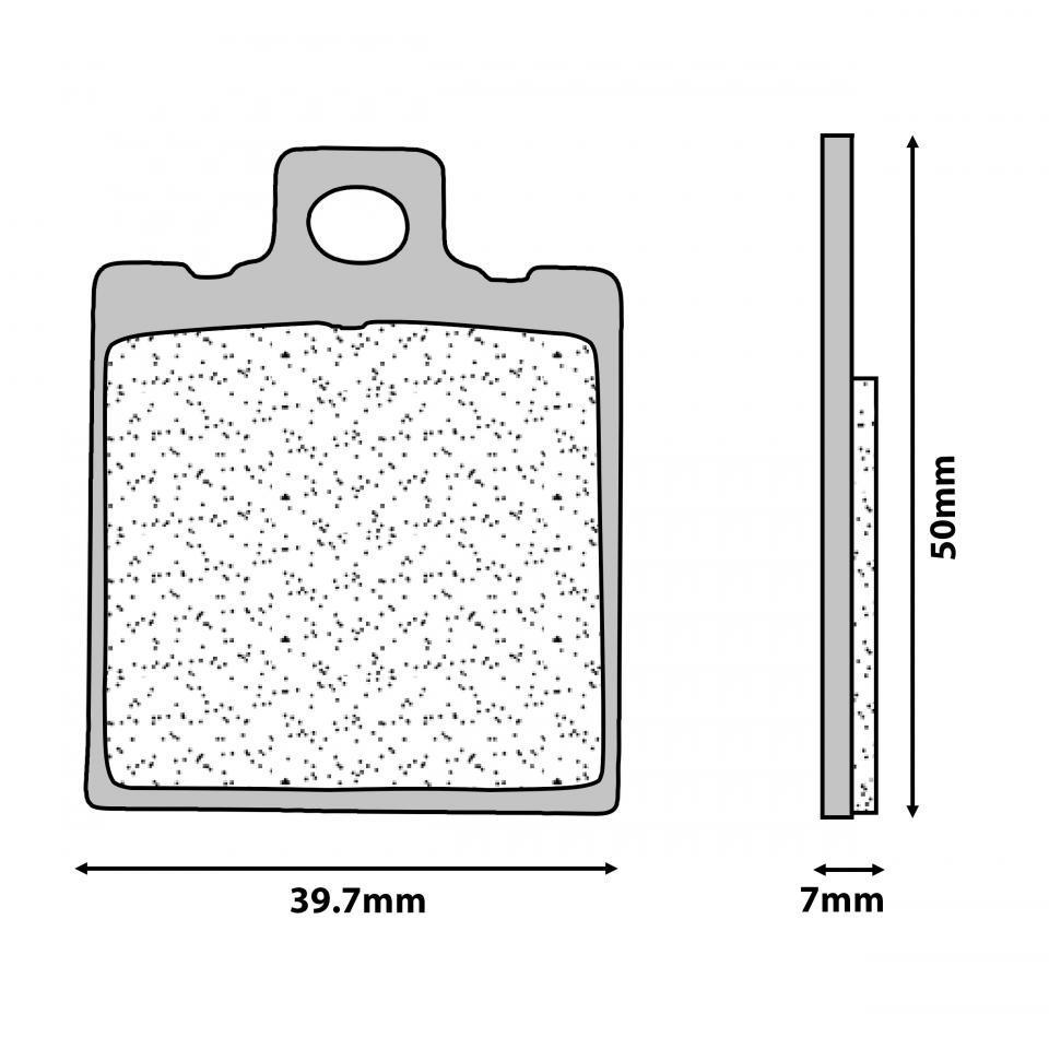 Plaquette de frein CL BRAKES pour Moto Ducati 695 Monster 2006 à 2020 Neuf