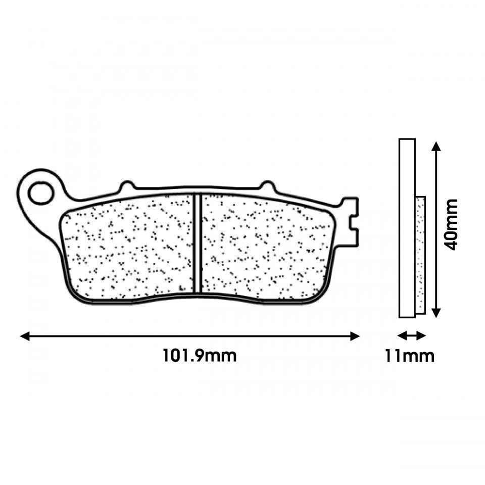 Plaquette de frein CL BRAKES pour Moto Honda 800 VFR 2014 à 2020 Neuf