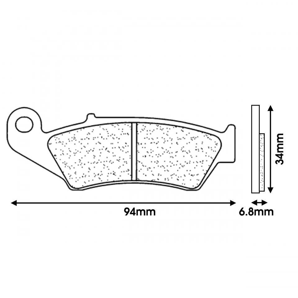 Plaquette de frein CL BRAKES pour Moto Honda 700 XL V Transalp Abs Après 2008 Neuf