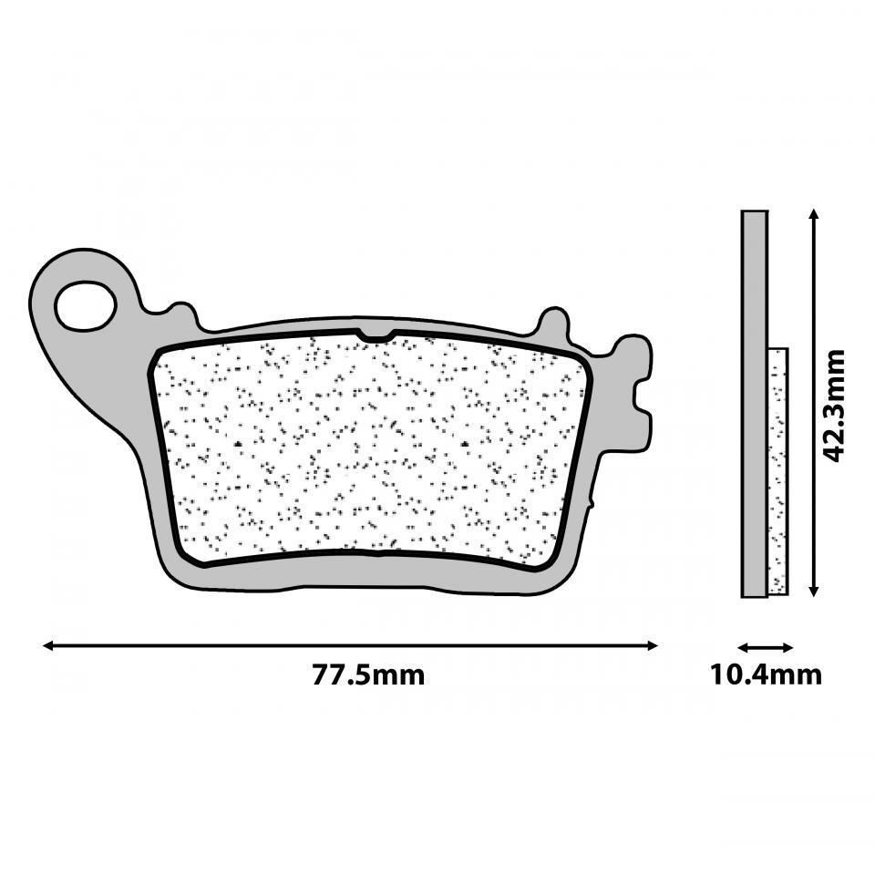 Plaquette de frein CL BRAKES pour Moto Suzuki 750 Gsx-R 2011 à 2020 Neuf