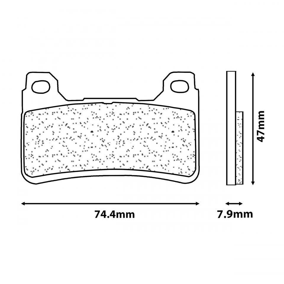 Plaquette de frein CL BRAKES pour moto Honda 1000 CB RR 2006 à 2007 1134XBK5