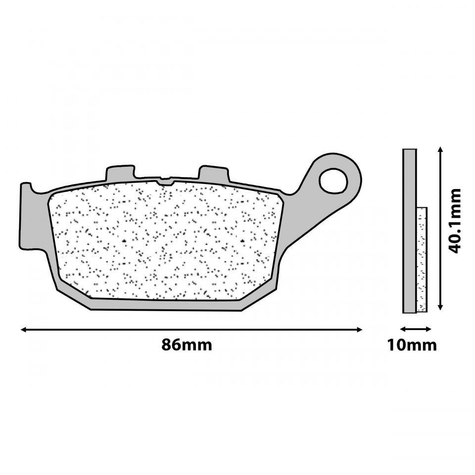 Plaquette de frein CL BRAKES pour Moto Buell 1200 S1 1994 à 1997 Neuf