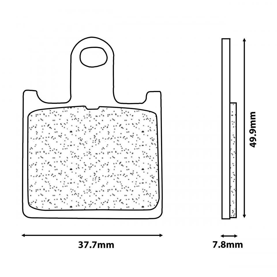 Plaquette de frein CL BRAKES pour Moto Kawasaki 1000 Z1000 2007 à 2009 Neuf
