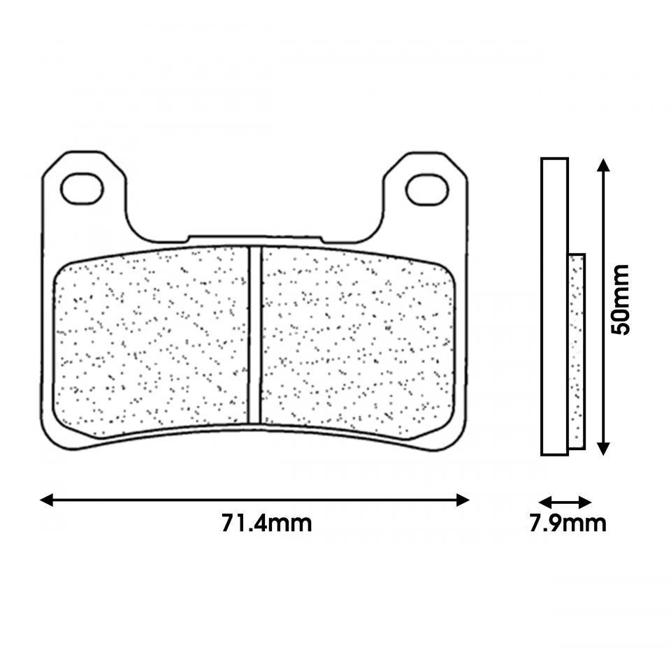 Plaquette de frein CL BRAKES pour Moto Suzuki 750 Gsx-R 2004 à 2010 Neuf