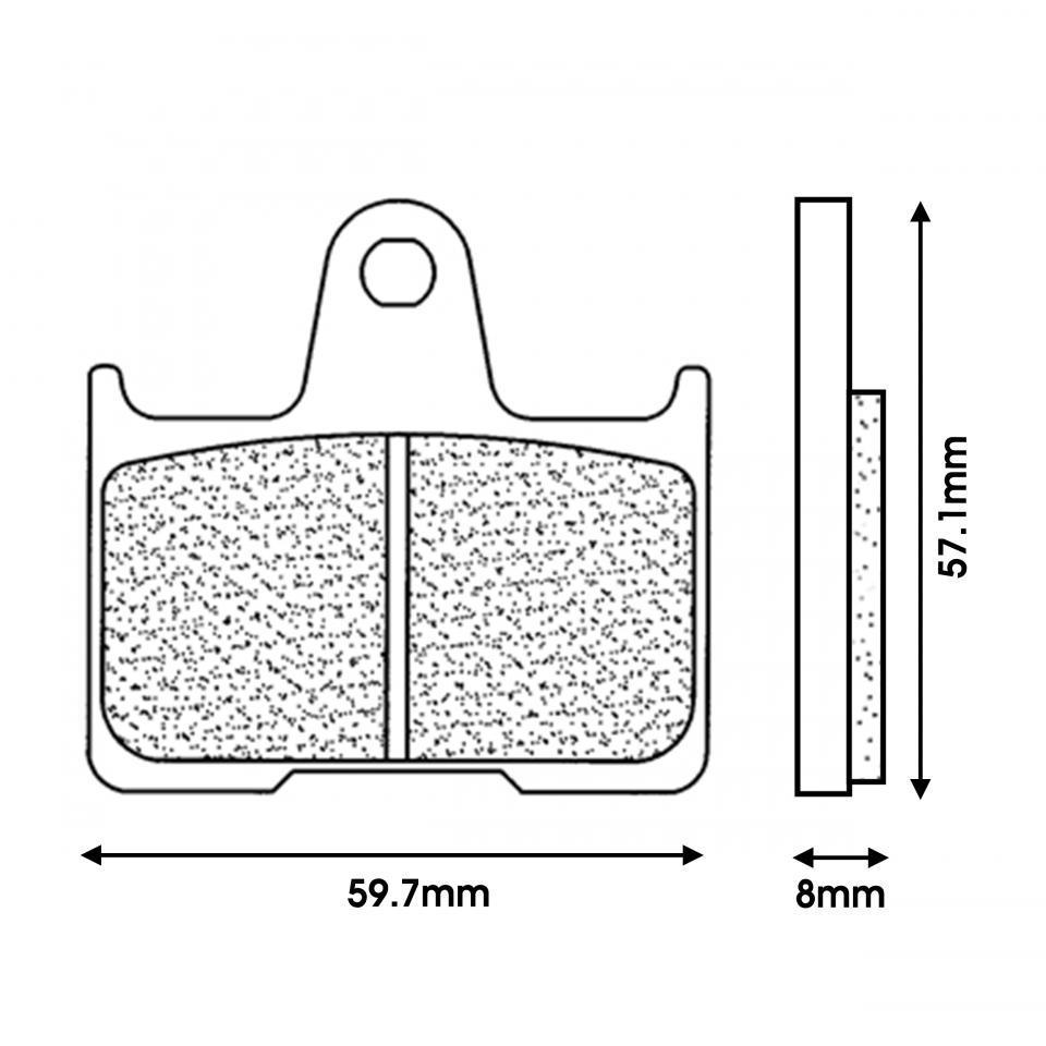 Plaquette de frein CL BRAKES pour Moto Suzuki 1400 GSX 2001 à 2007 Neuf