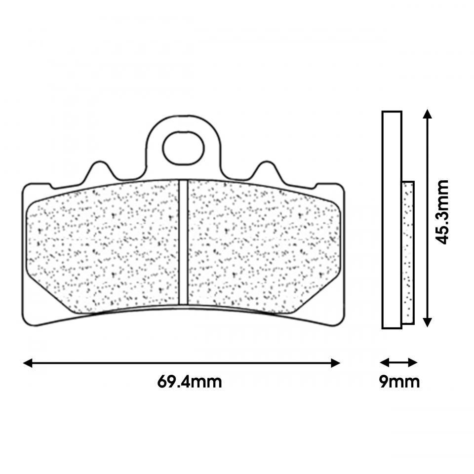 Plaquette de frein CL BRAKES pour Moto KTM 125 Duke 2011 à 2020 Neuf