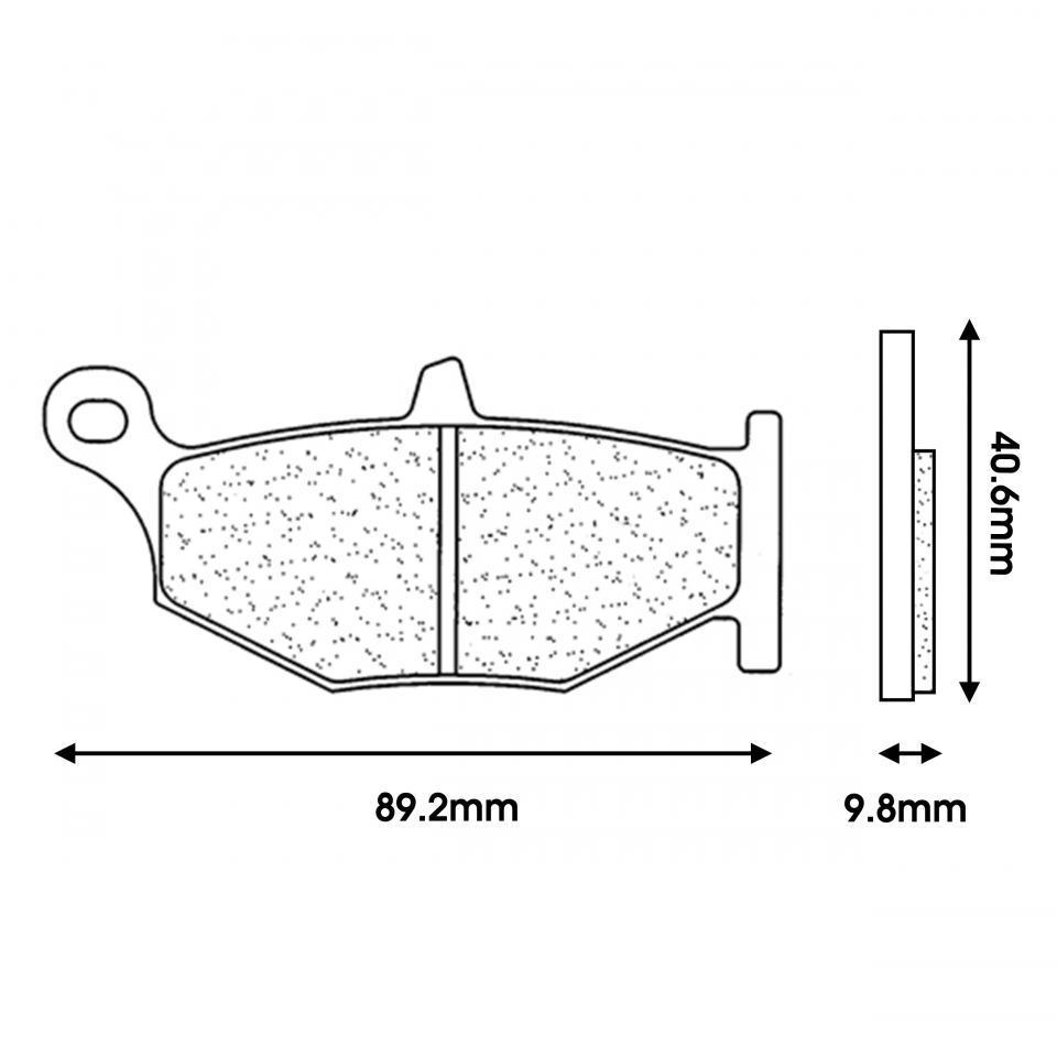 Plaquette de frein CL BRAKES pour Moto Suzuki 750 Gsx-R 2006 à 2010 Neuf