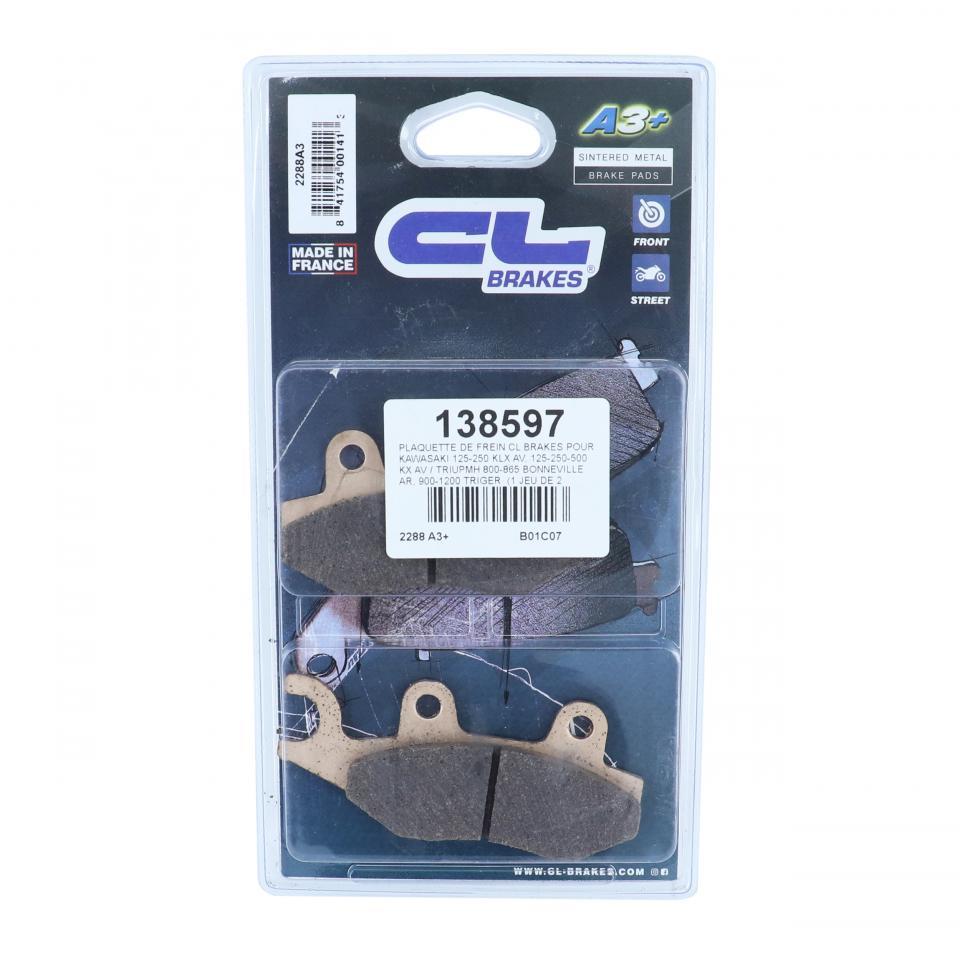 Plaquette de frein CL BRAKES pour Moto Triumph 1050 Tiger 2013 à 2020 Neuf