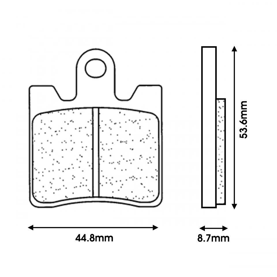 Plaquette de frein CL BRAKES pour Moto Triumph 1215 Trophy 2012 à 2014 Neuf