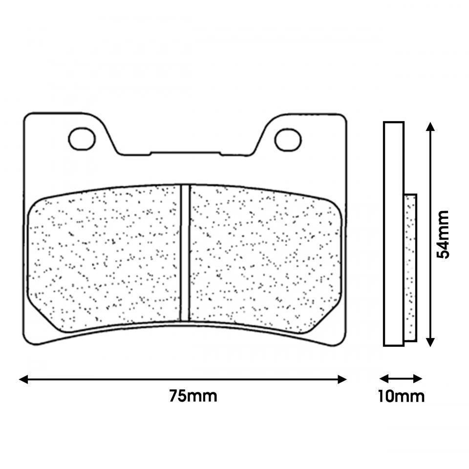 Plaquette de frein CL BRAKES pour Moto Yamaha 1200 FJ 1991 à 1995 Neuf