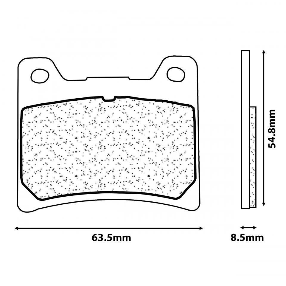 Plaquette de frein CL BRAKES pour Moto Yamaha 400 FZR 1986 à 2020 Neuf