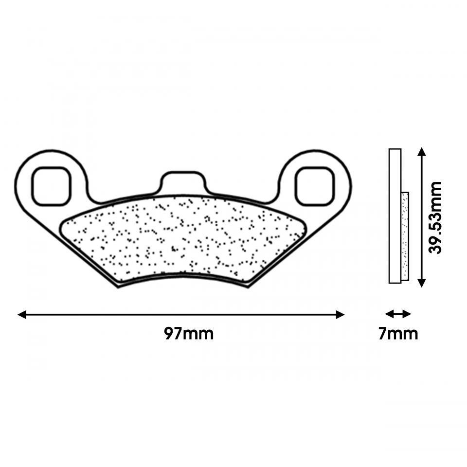 Plaquette de frein CL BRAKES pour Scooter Peugeot 400 Metropolis 2013 à 2020 Neuf