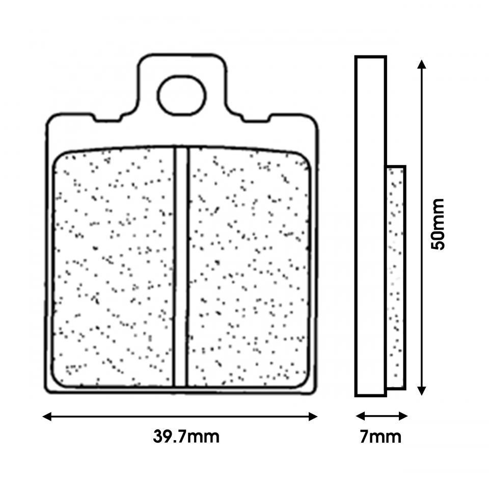 Plaquette de frein CL BRAKES pour Moto Husqvarna 400 WR 1985 à 2020 Neuf