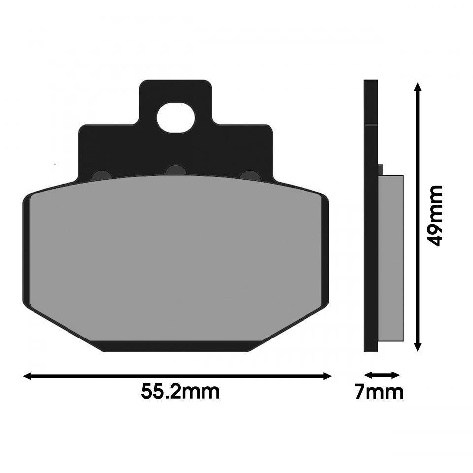 Plaquette de frein Polini pour Scooter Piaggio 125 Vespa GT Neuf