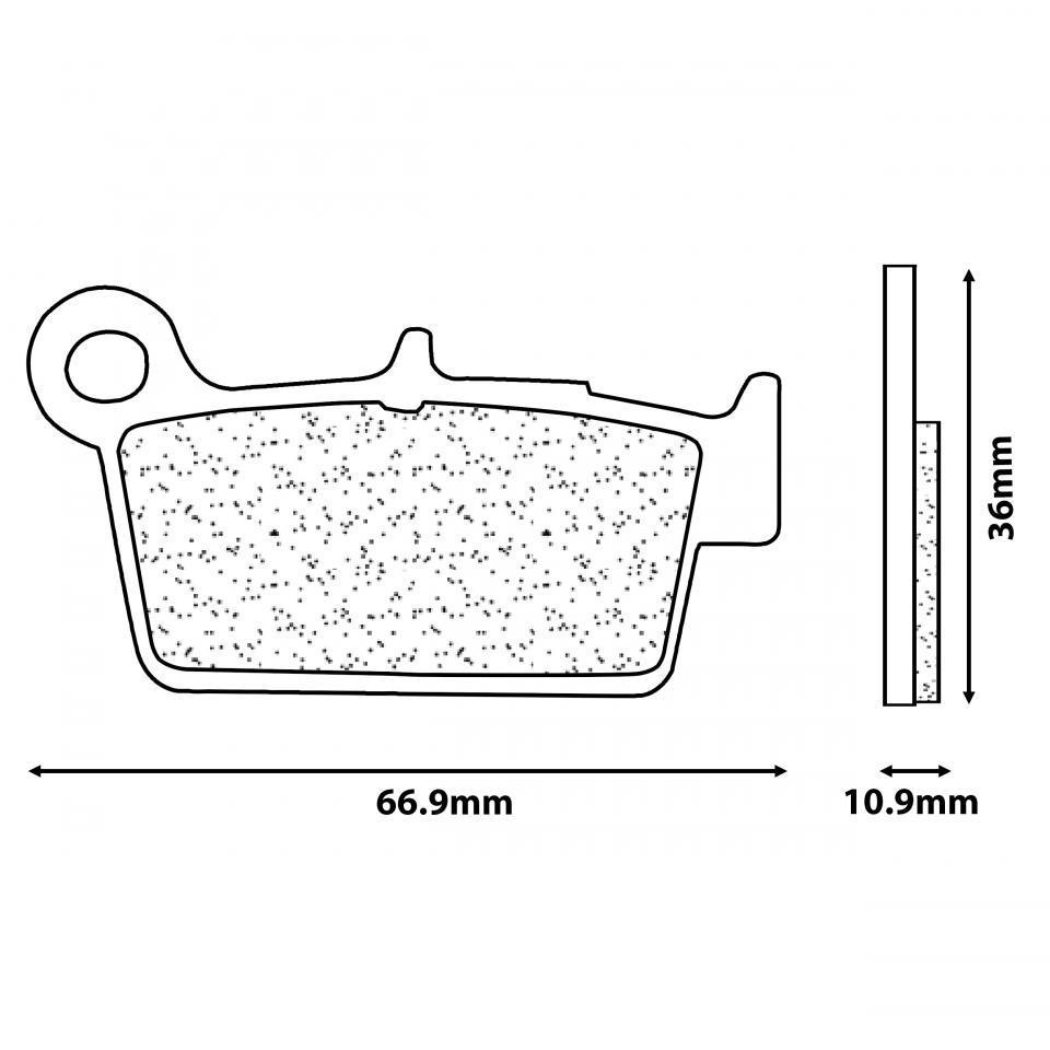 Plaquette de frein CL BRAKES pour Moto Yamaha 125 WR Après 2003 Neuf