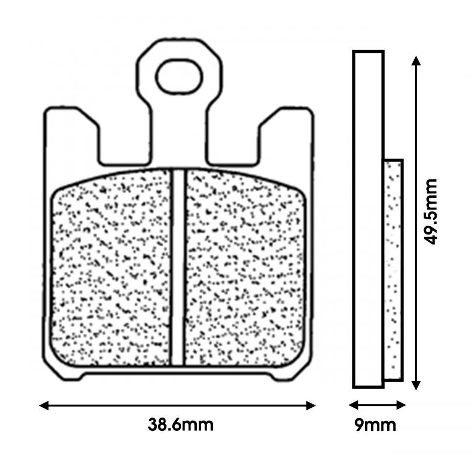 Plaquette de frein CL BRAKES pour Moto Suzuki 1600 Intruder 2005 à 2020 Neuf