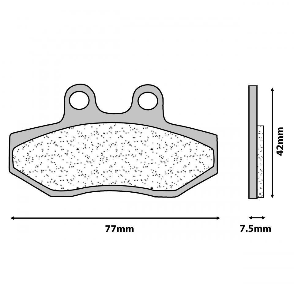 Plaquette de frein CL BRAKES pour Moto Aprilia 125 Tuareg Wind Après 1990 Neuf