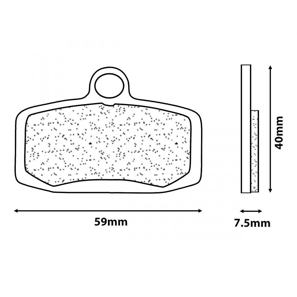 Plaquette de frein CL BRAKES pour Moto Gas gas 125 TXT 2012 à 2020 Neuf