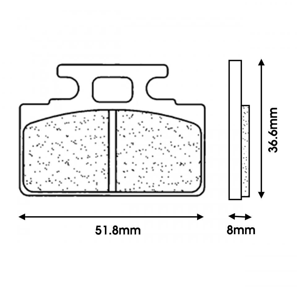 Plaquette de frein CL BRAKES pour Moto Honda 125 RS R 1991 à 2020 Neuf