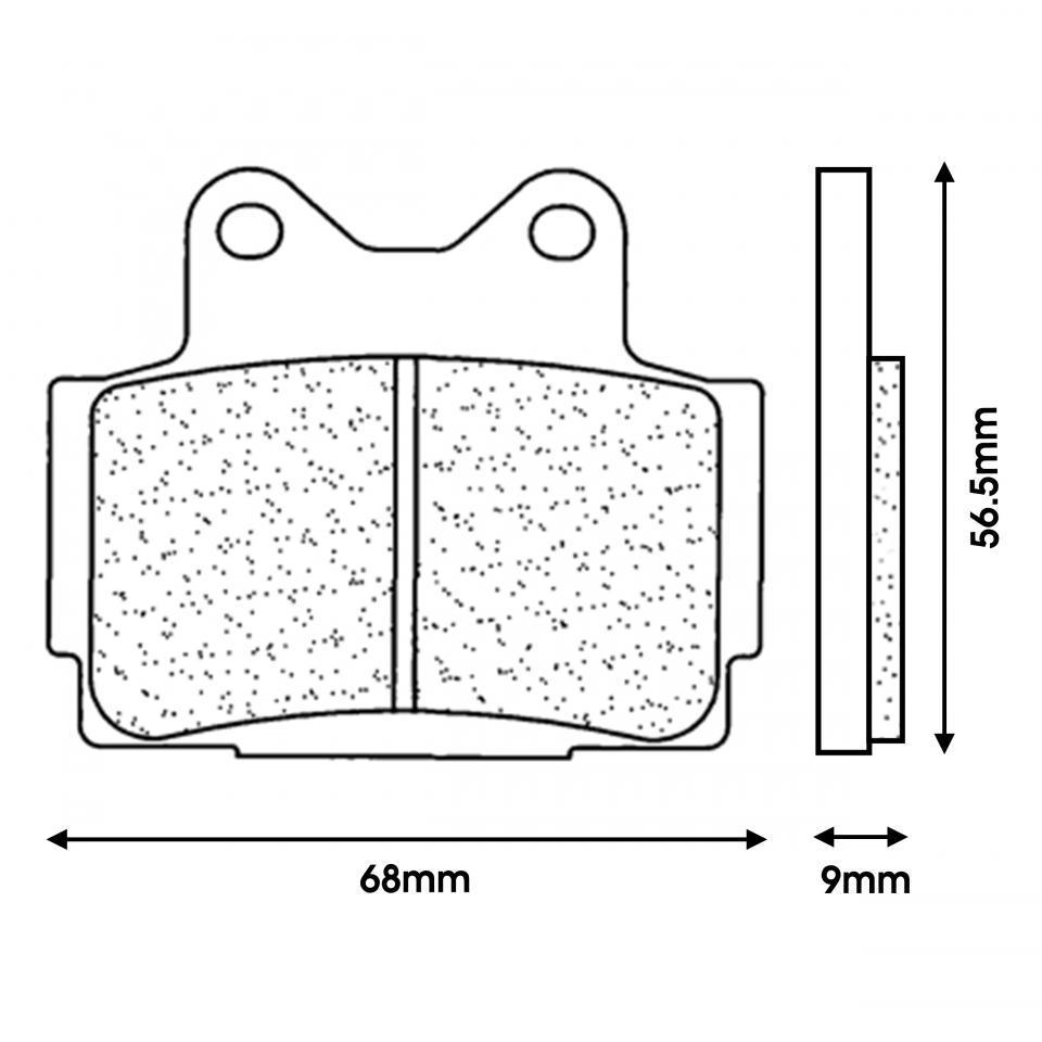Plaquette de frein CL BRAKES pour Moto Yamaha 500 RD 1984 à 1986 Neuf