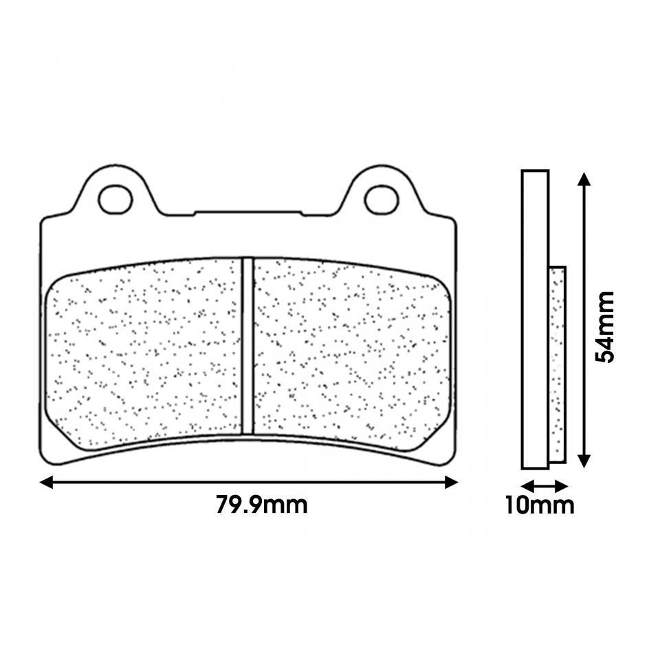 Plaquette de frein CL BRAKES pour Moto Yamaha 1200 FJ 1988 à 1995 Neuf