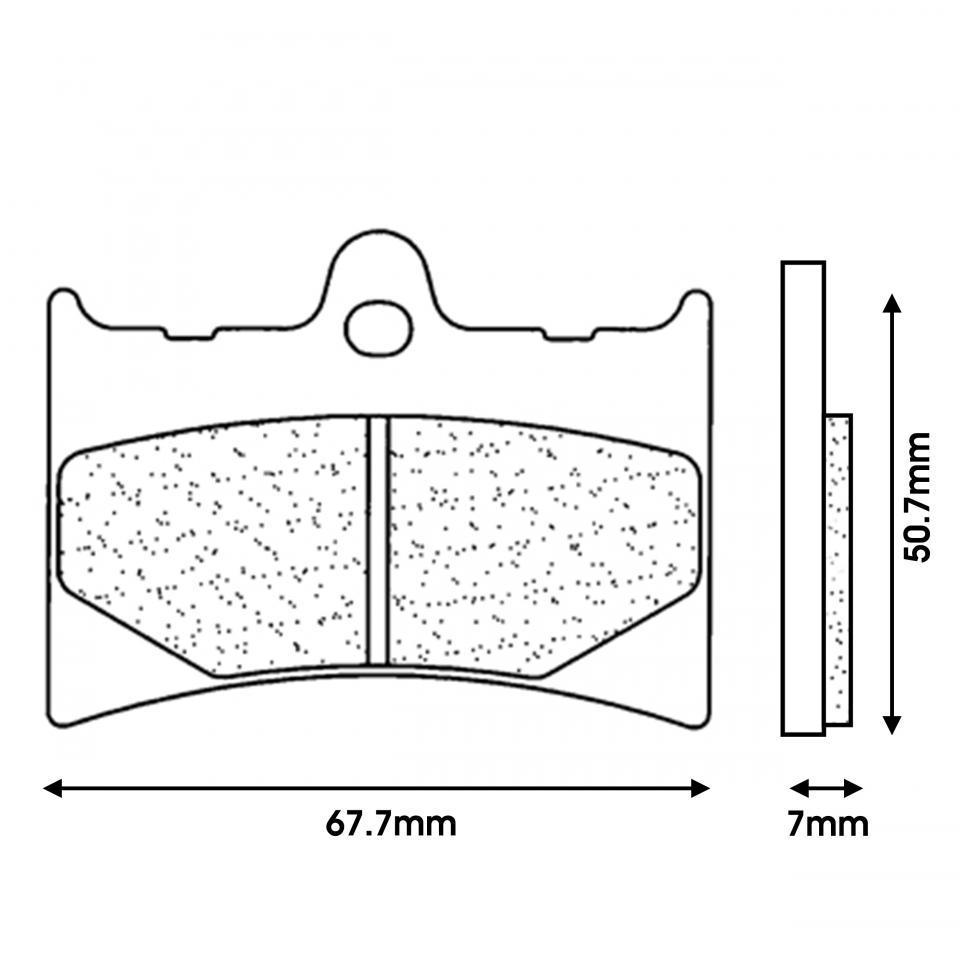 Plaquette de frein CL BRAKES pour Moto KTM 550 LC4 1987 à 2020 Neuf