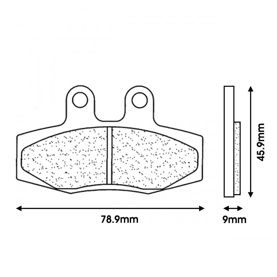 Plaquette de frein CL BRAKES pour Moto KTM 350 MX 1988 à 2020 Neuf
