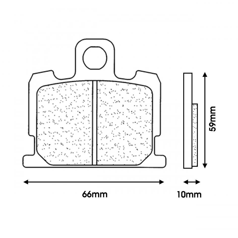 Plaquette de frein CL BRAKES pour Moto Yamaha 350 RD 1981 à 1982 Neuf