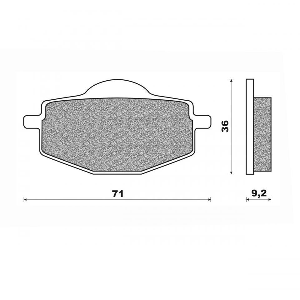 Plaquette de frein Newfren pour Moto Yamaha 600 Xt E 1990 à 2002 Neuf