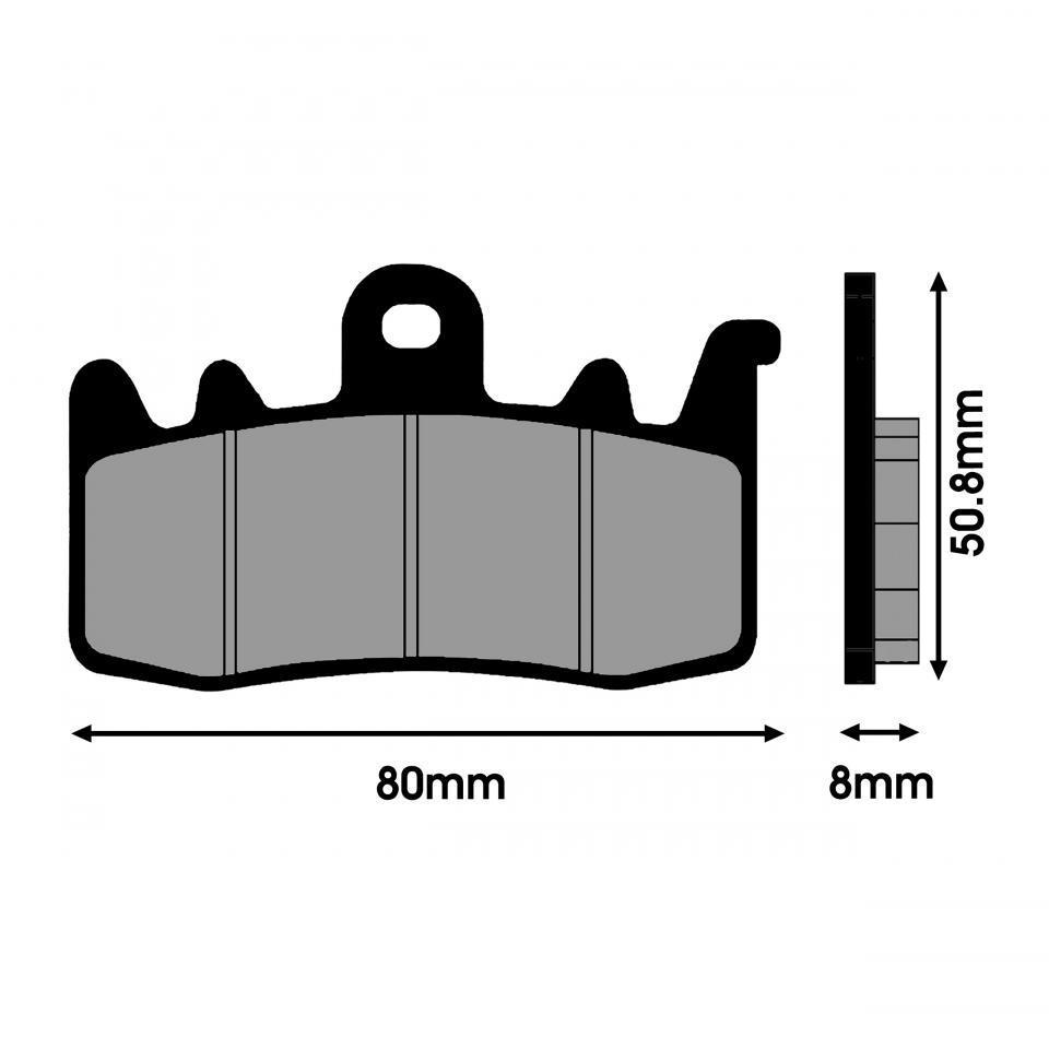 Plaquette de frein Polini pour Moto Fantic 500 Caballero Après 2017 Neuf