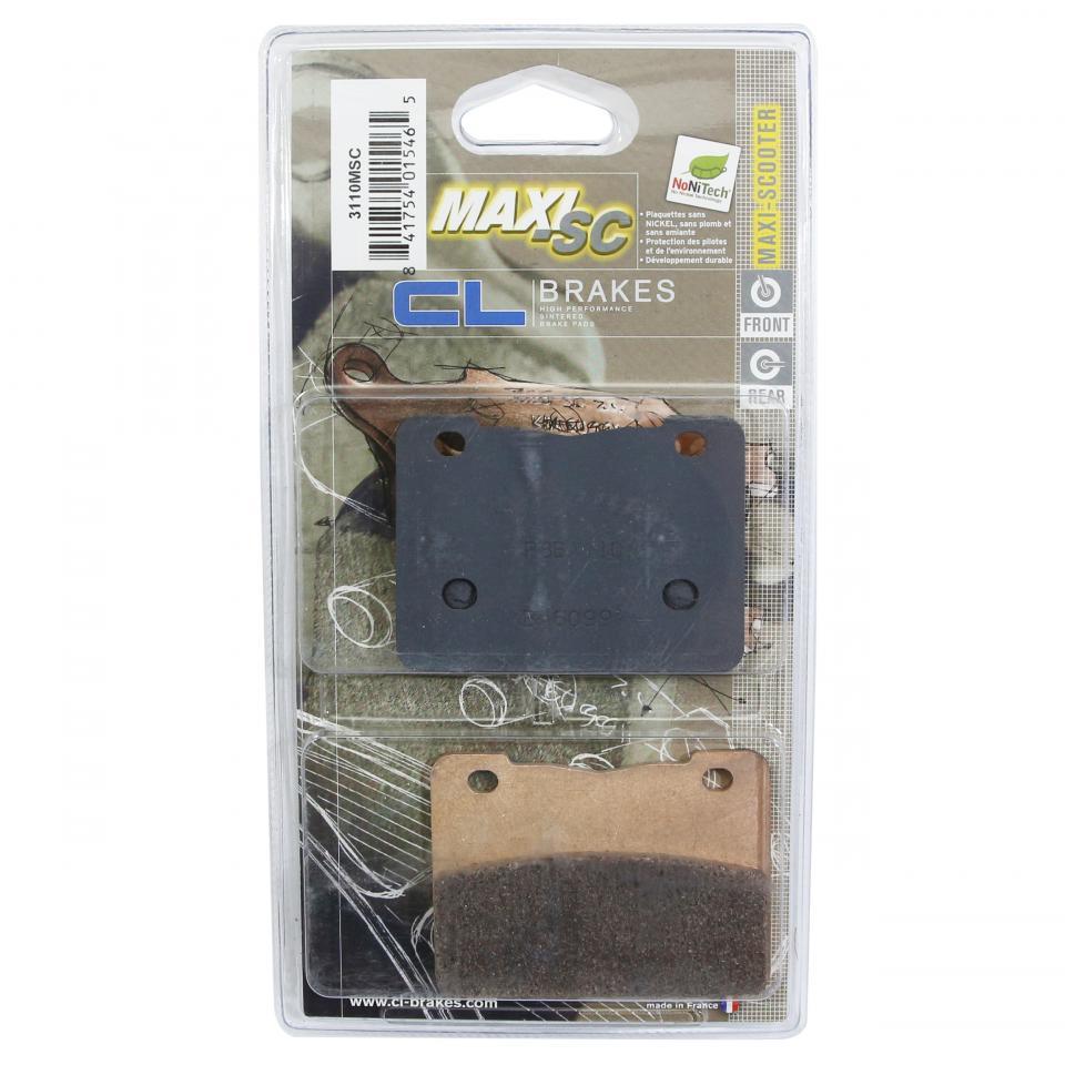 Plaquette de frein CL BRAKES pour Scooter Sym 400 Maxsym 2011 à 2020 Neuf
