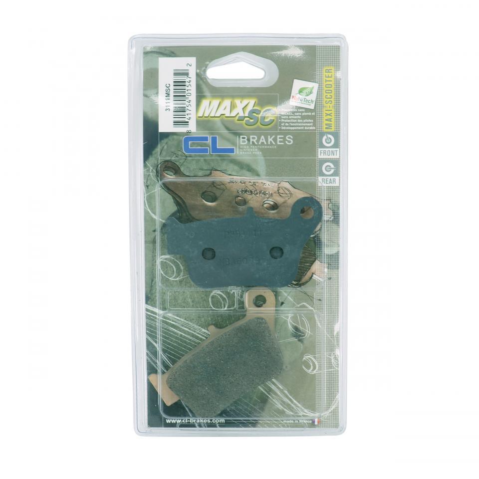 Plaquette de frein CL BRAKES pour Scooter Sym 400 Maxsym 2011 à 2020 Neuf