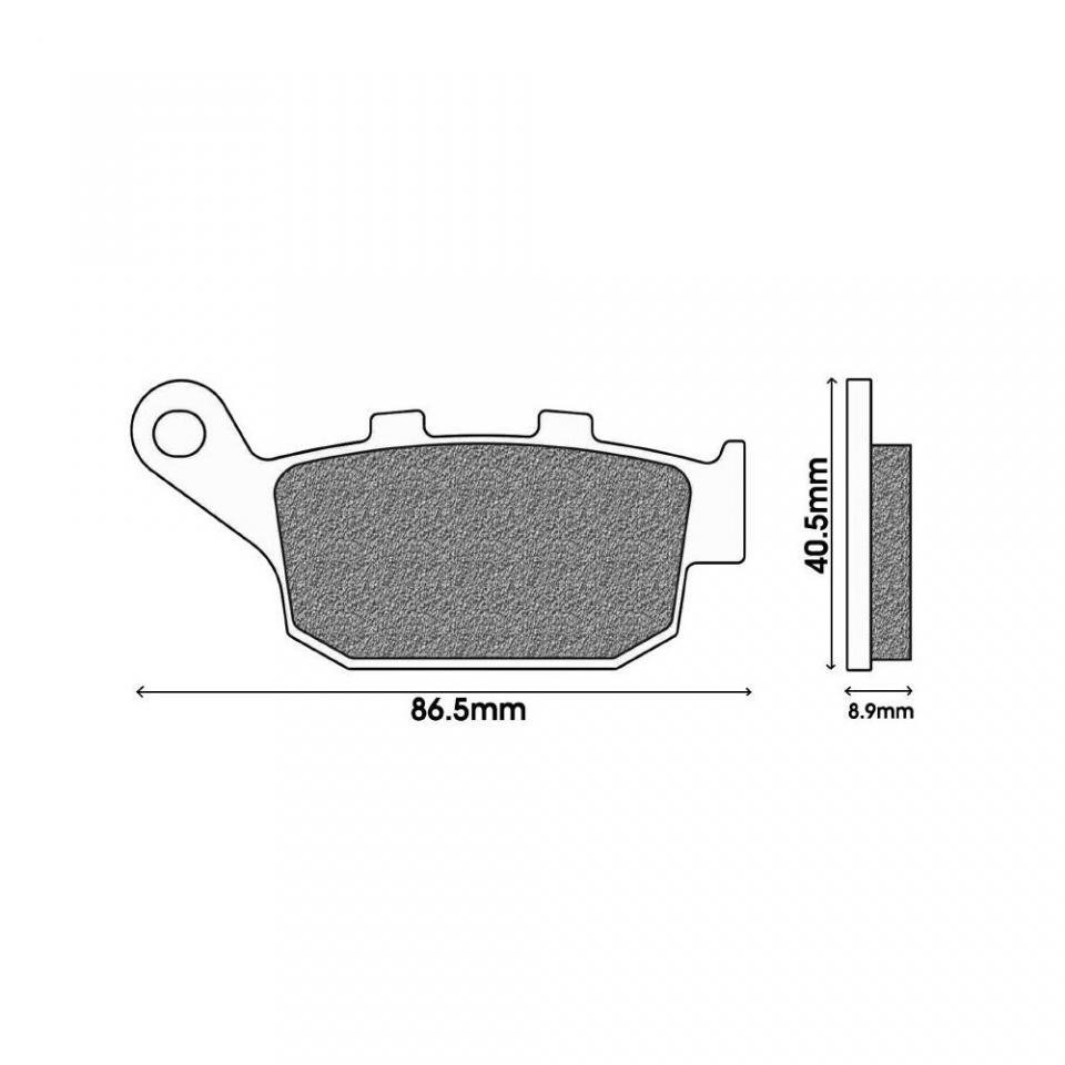 Plaquette de frein Newfren pour Moto Suzuki 650 XF Freewind 1997 à 2002 Neuf