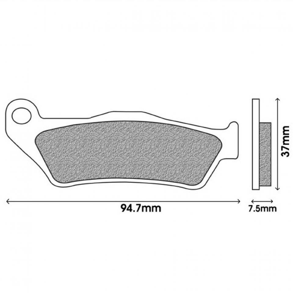 Plaquette de frein Newfren pour Moto Cagiva 750 Elefant 1993 à 1995 Neuf