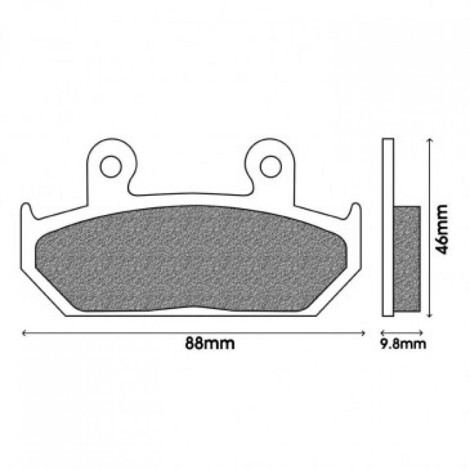 Plaquette de frein Newfren pour Moto Cagiva 900 Gran Canyon 1997 à 2020 Neuf