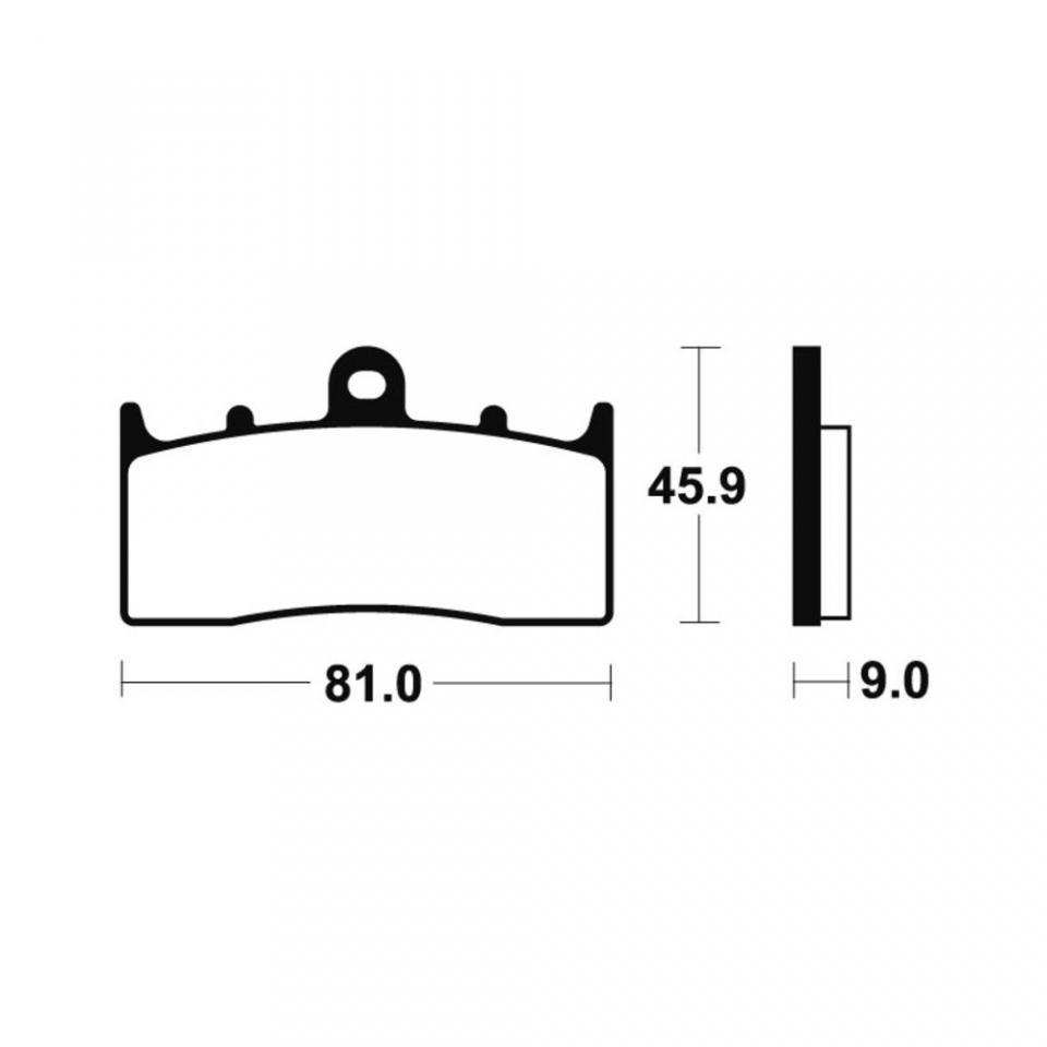 Plaquette de frein Tecnium pour moto BMW 1200 R R 2004 à 2008 AV / MF278 Neuf