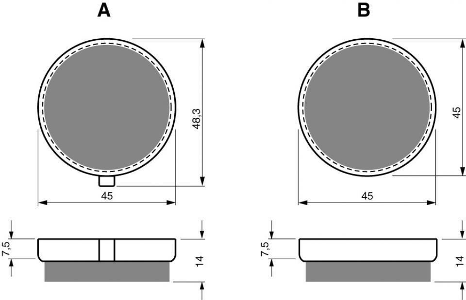 Plaquette de frein Gold Fren pour Quad Yamaha Viking II ARD / GF435 K5 Neuf