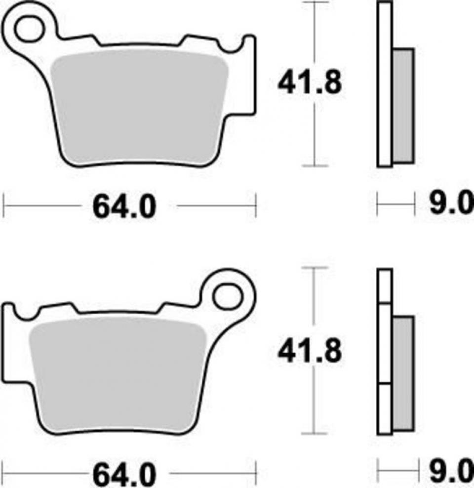 Plaquette de frein Gold Fren pour moto Husqvarna 65 TC 2023 AV / GF416 S3 Neuf